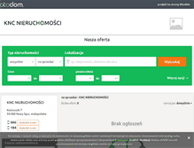 Tablet Screenshot of knc.otodom.pl