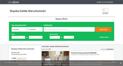 Desktop Screenshot of gieldaslupska.otodom.pl