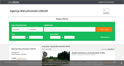 Desktop Screenshot of lokum-zamosc.otodom.pl