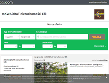 Tablet Screenshot of mkwadrat.otodom.pl