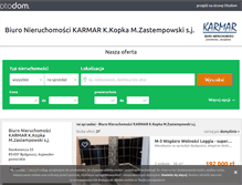 Tablet Screenshot of karmar.otodom.pl