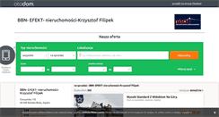 Desktop Screenshot of bbn-efekt.otodom.pl