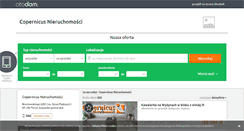 Desktop Screenshot of copernicusnieruchomosci.otodom.pl