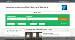 Desktop Screenshot of gachinvest.otodom.pl