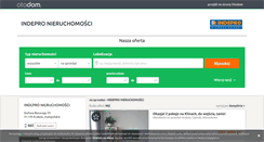 Desktop Screenshot of indepro.otodom.pl