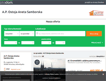 Tablet Screenshot of ap-ostoja.otodom.pl