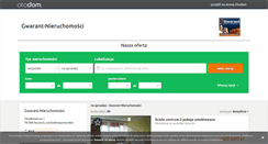 Desktop Screenshot of gwarant.otodom.pl