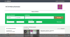 Desktop Screenshot of nieruchomoscimtm.otodom.pl