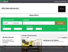 Tablet Screenshot of alfa-nieruchomosci.otodom.pl