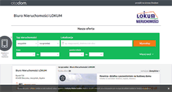 Desktop Screenshot of biuro-lokum.otodom.pl