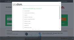 Desktop Screenshot of m-dom.otodom.pl