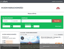 Tablet Screenshot of m-dom.otodom.pl